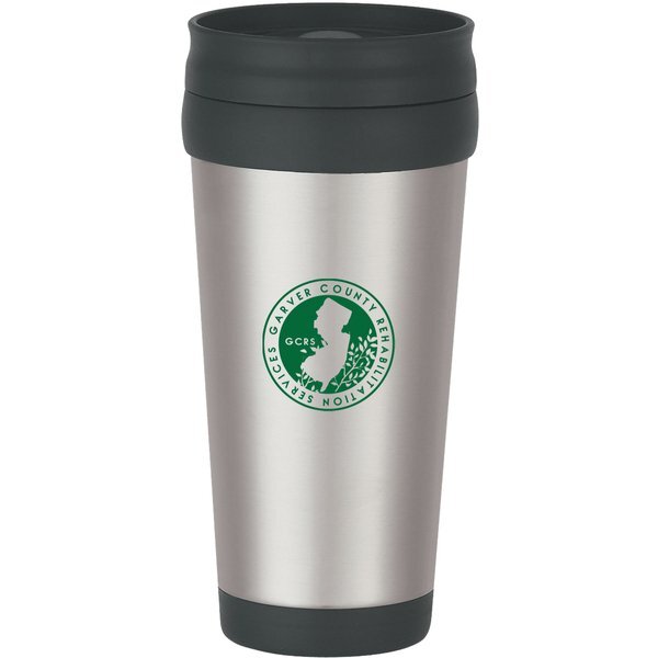 Arabica Stainless Steel Tumbler, 16oz.