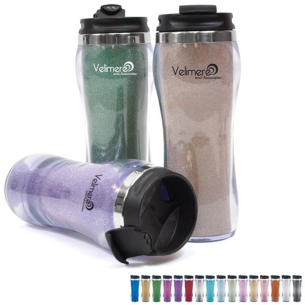 Ice Glitter Tumbler, 16oz.