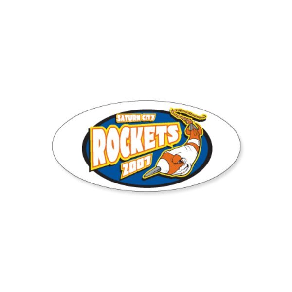 Oval Custom Sticker, 2-1/2" to 3-5/8"