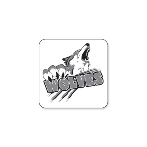 Square Custom Sticker, 1/2" to 1"