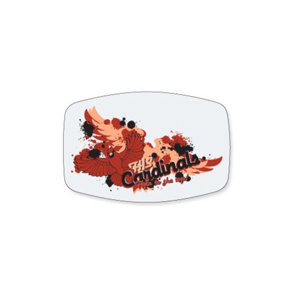 Individual Satin Lapel Stickers