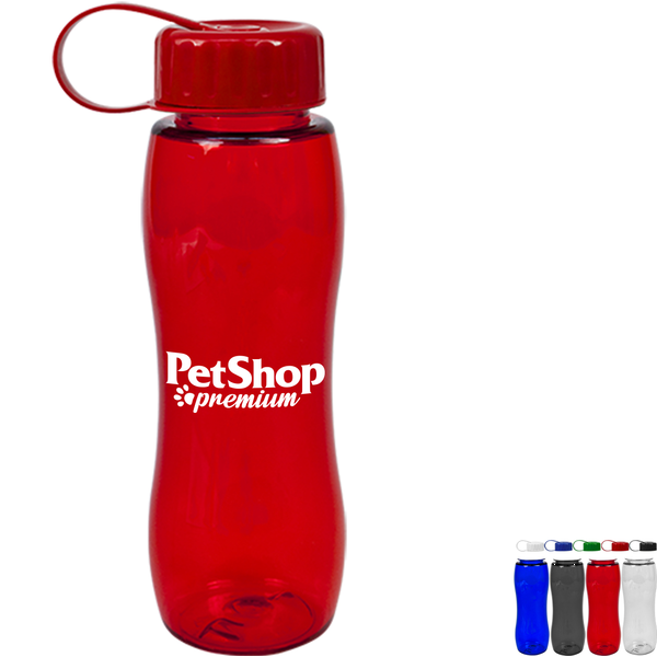 Slim Grip Tritan™ Bottle, 25oz. - Tethered Lid