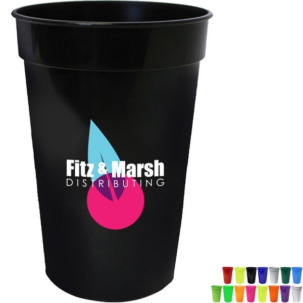 Smooth Stadium Cup 17oz. w/ Full Color Imprint