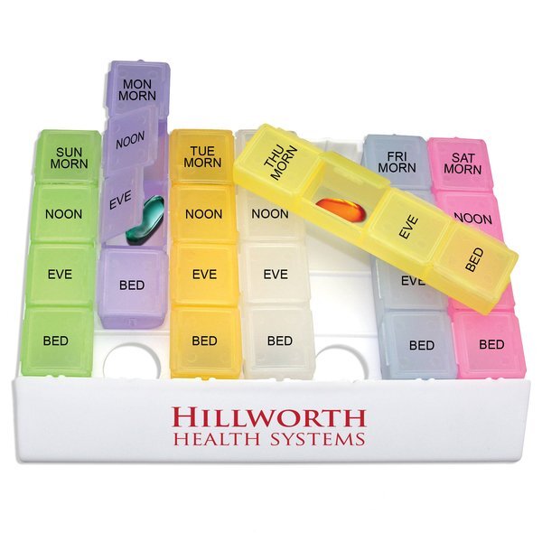 Rainbow Medicine Tray, 6-3/4"