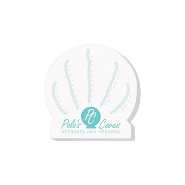 Post-it® Custom Printed Die-Cut Notes - Shell Shape