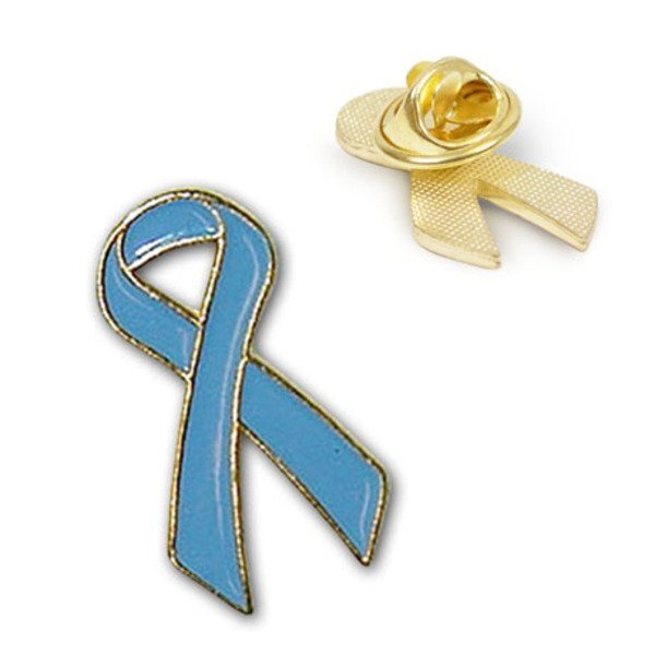 Sky Blue Ribbon Lapel Pin - CLOSEOUT!