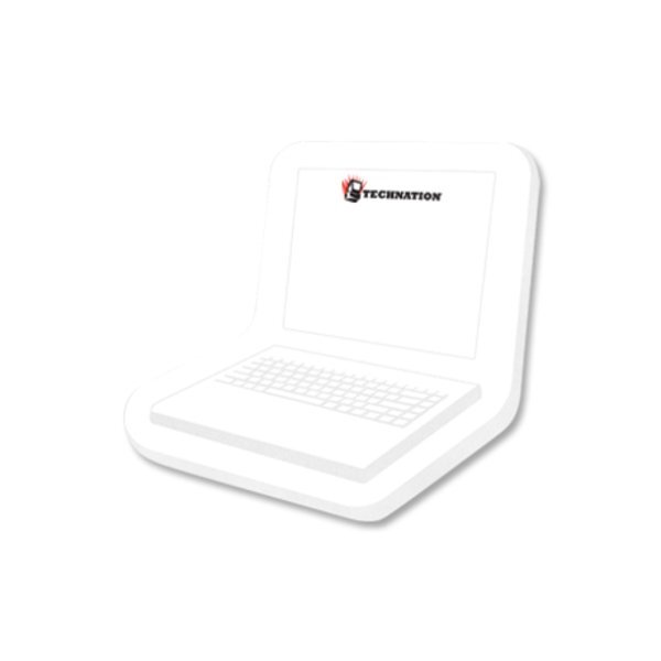 Post-it® Custom Printed Die-Cut Notes - Laptop Shape