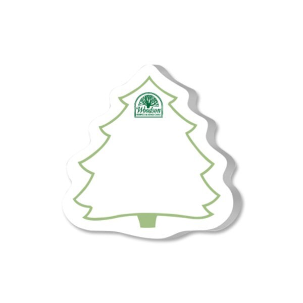 Post-it® Custom Printed Die-Cut Notes - Tree Shape