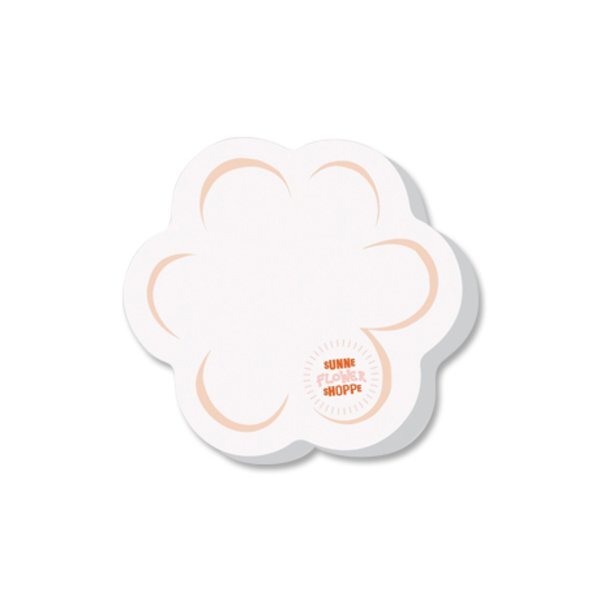 Post-it® Custom Printed Die-Cut Notes - Flower Shape