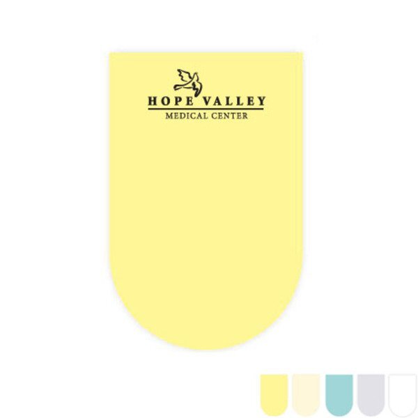 Post-it® XL Custom Printed Die-Cut Notes - U-Shape Shape