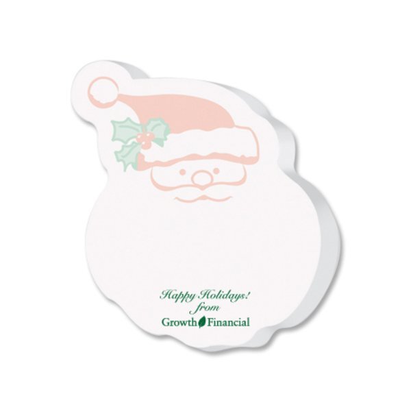 Post-it® XL Custom Printed Die-Cut Notes - Santa Shape