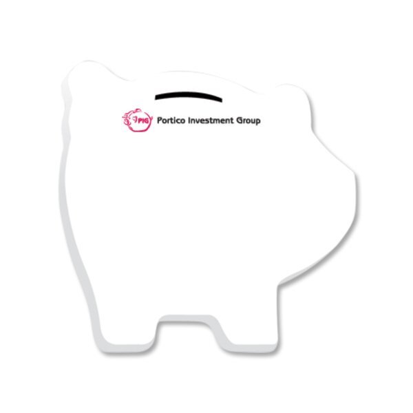 Post-it® XL Custom Printed Die-Cut Notes - Pig Shape