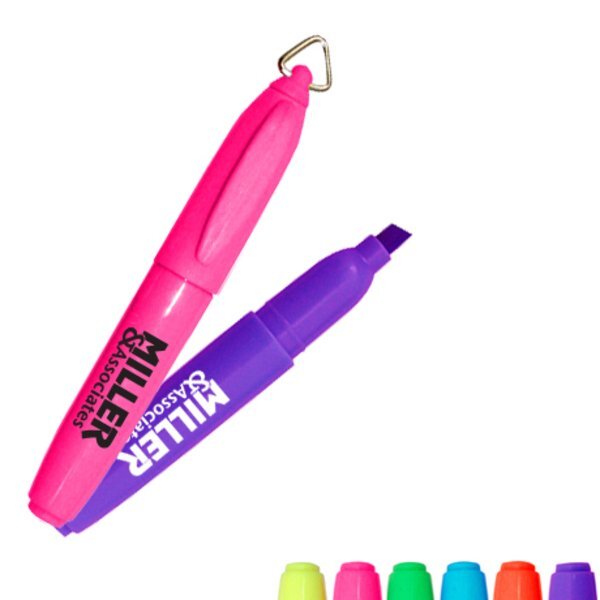Mini Brite Spots™ Highlighter w/ Removable Chain Clip