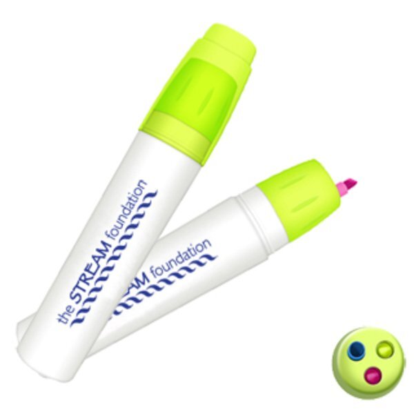 Bullet Twist Action 3 in 1 Highlighter