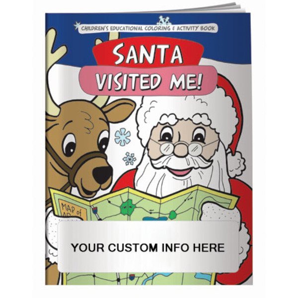 Santa Visited Me Coloring & Activity Book