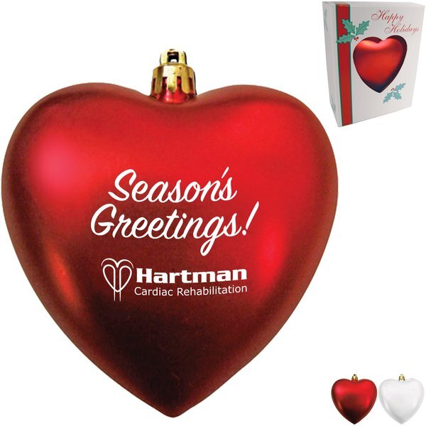 Heart Satin Finish Unbreakable Ornament