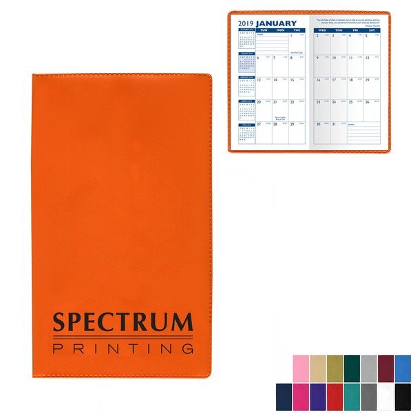 Standard Vinyl Monthly Pocket Planner