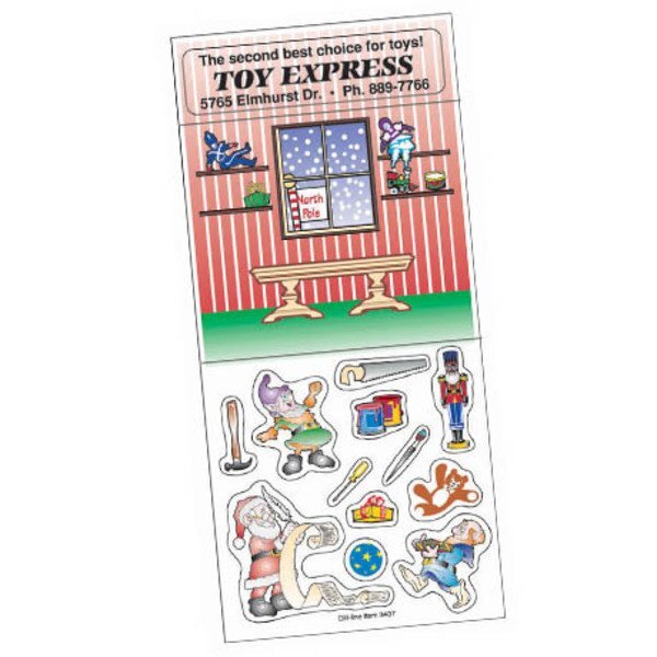 Peel N' Play Stickers - Santa's Workshop