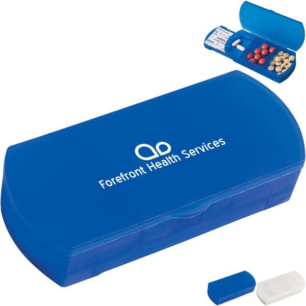 Pill Box & Bandage Dispenser Combo with Standard Bandages
