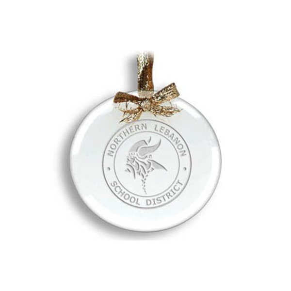 Round Jade Ornament - Deep Etched
