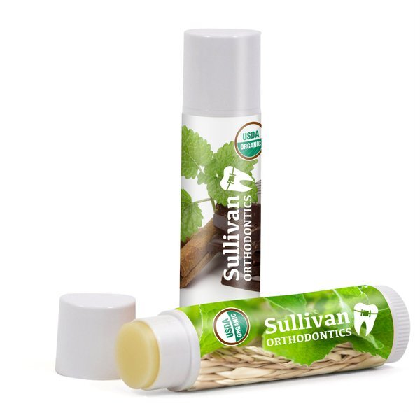 Organic Mint Burst Lip Balm, USDA Certified