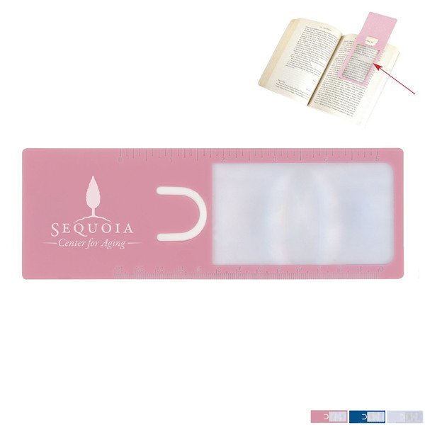 Readers Mark Bookmark Magnifier w/ 5" Ruler