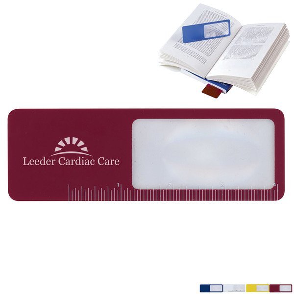 Page Mark Bookmark Magnifier w/ 4" Ruler