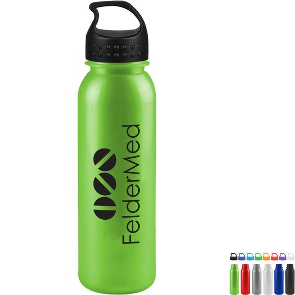 Aquarius Tritan™ Metallic Sport Bottle, 24oz. - Crest Lid