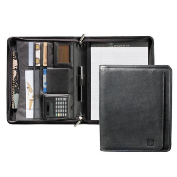 Manhattan Leather Zippered Padfolio