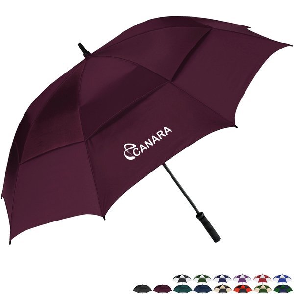 MVP Manual Open Golf Umbrella, 62" Arc