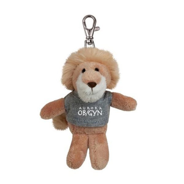 Lion Wild Bunch Plush Key Tag