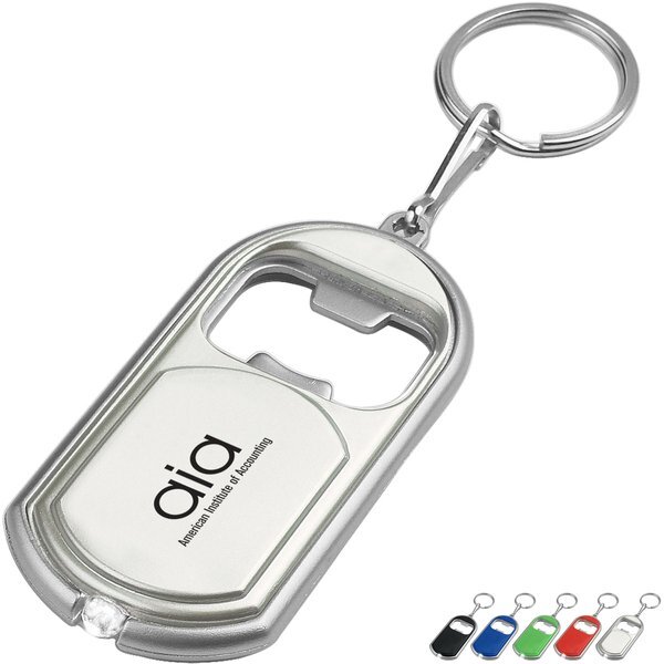 Bottle Opener Key Chain with LED Light