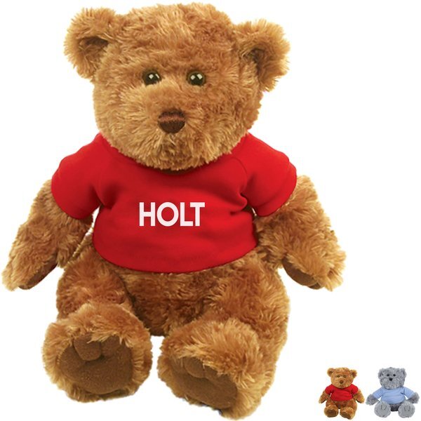 Traditional Plush Teddy Bear, 9" Sitting