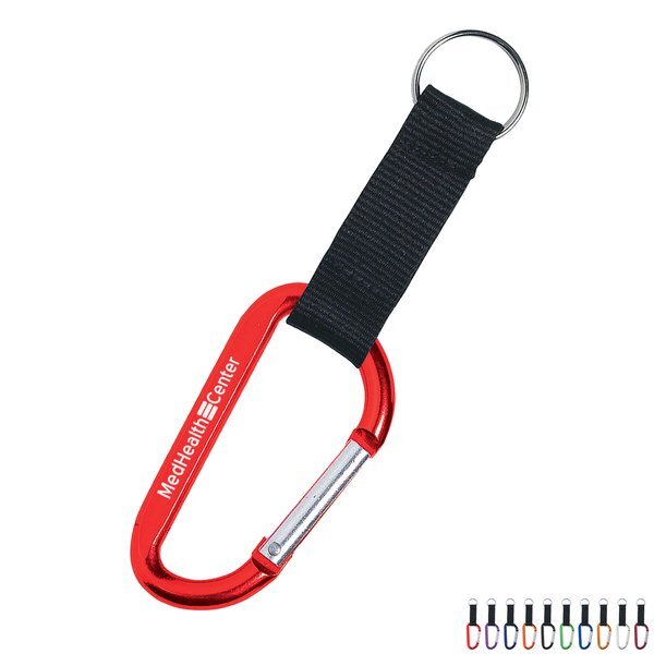 Carabiner with Strap