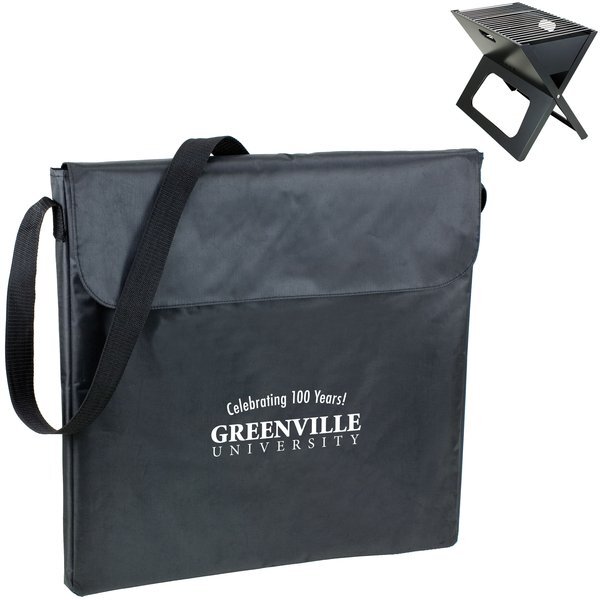 X-Grill Portable Charcoal Grill w/ Tote