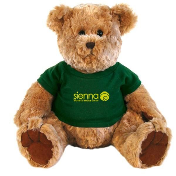 Traditional Plush Teddy Bear, 11" Sitting
