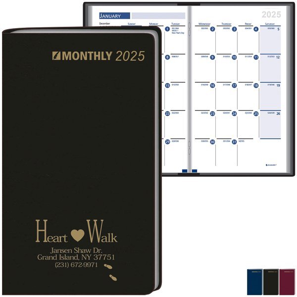 Vinyl Monthly Pocket Planner