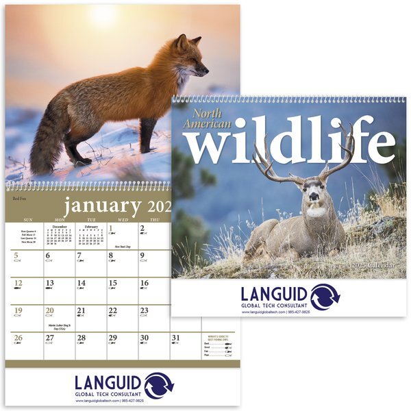 North American Wildlife Wall Calendar