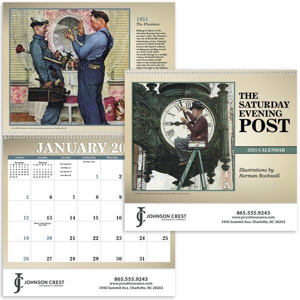 The Saturday Evening Post Wall Calendar