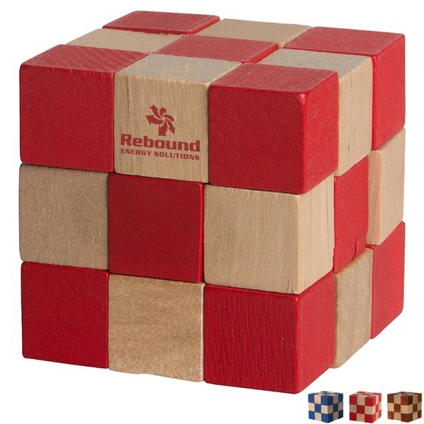 Wood Cube Puzzle