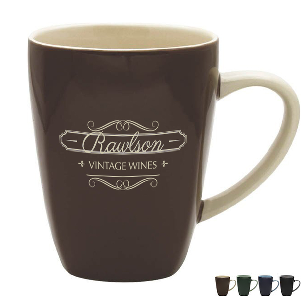Quadro Ceramic Mug, 17oz.