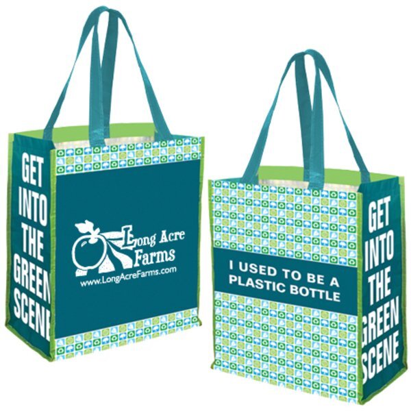PET Preprinted Jumbo Grocery Tote