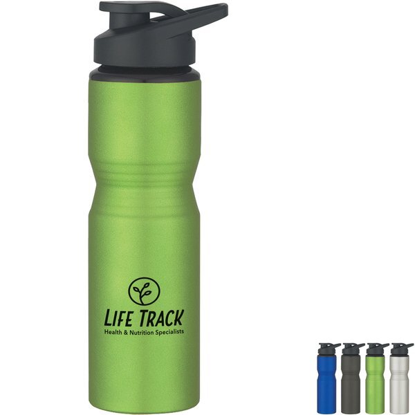Aluminum Metallic Bike Bottle, 28oz.