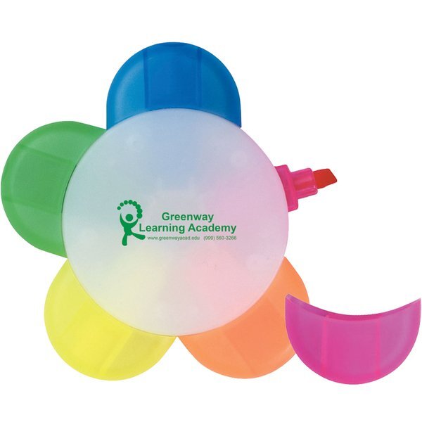 Five-Color Petal Highlighter