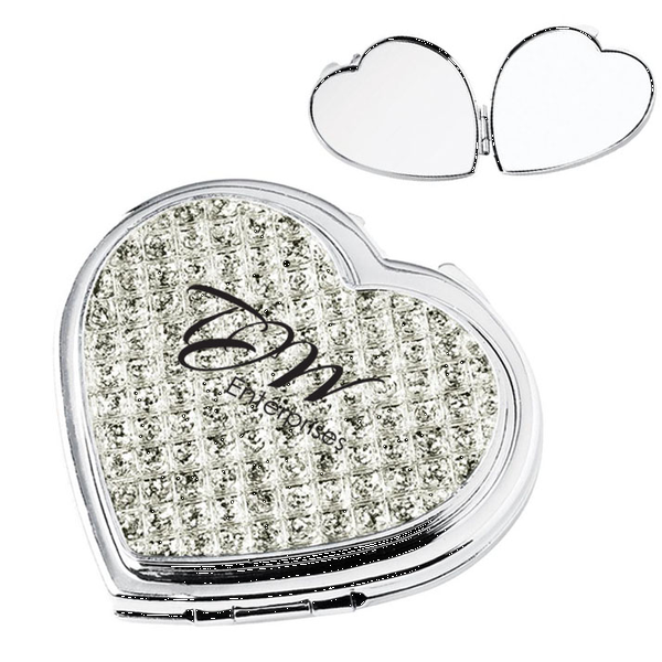 Jewelry Heart Compact Mirror