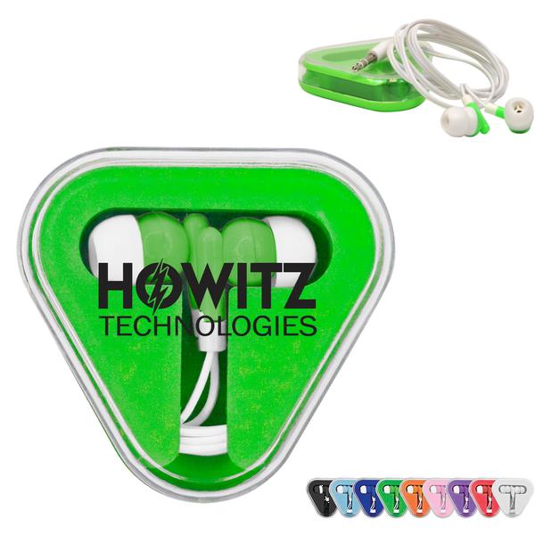 Ear Buds w/ Triangle Case