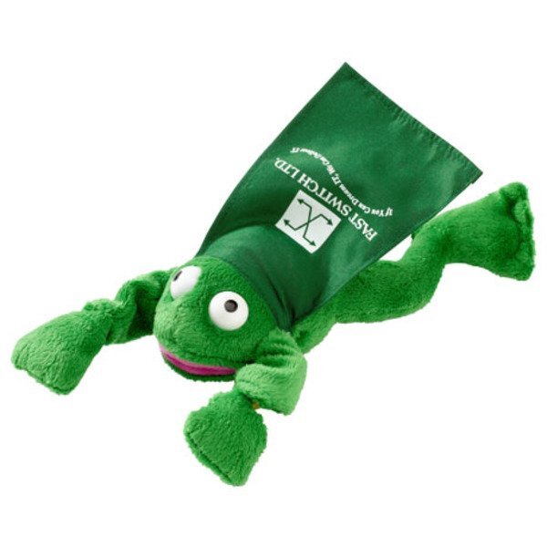 Flying Croaking Plush Frog
