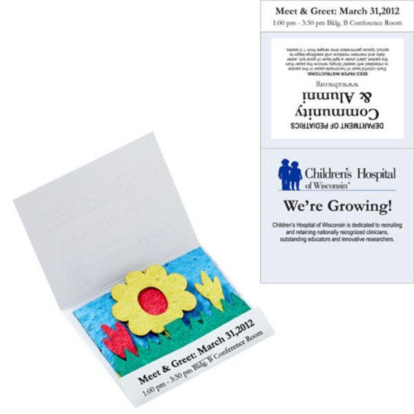 Seed Paper Matchbook - Wildflower Scene