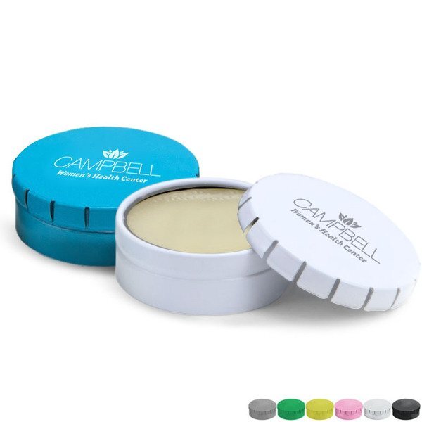 Peppermint Flavored Beeswax Lip Balm in Click Tin