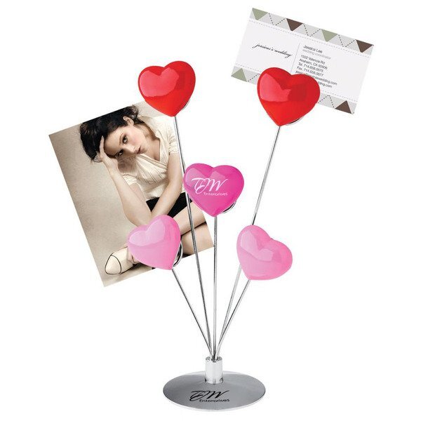Five-Heart Memo/Photo Holder